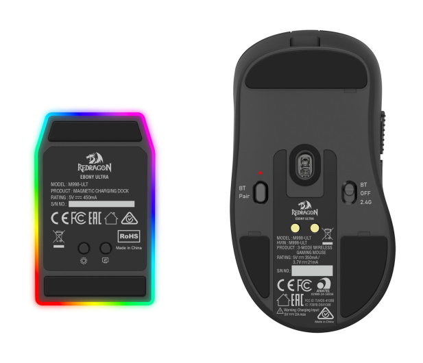 Redragon Ebony Ultra PAW3950 30000 DPI Czarna - 1486552 - zdjęcie 8